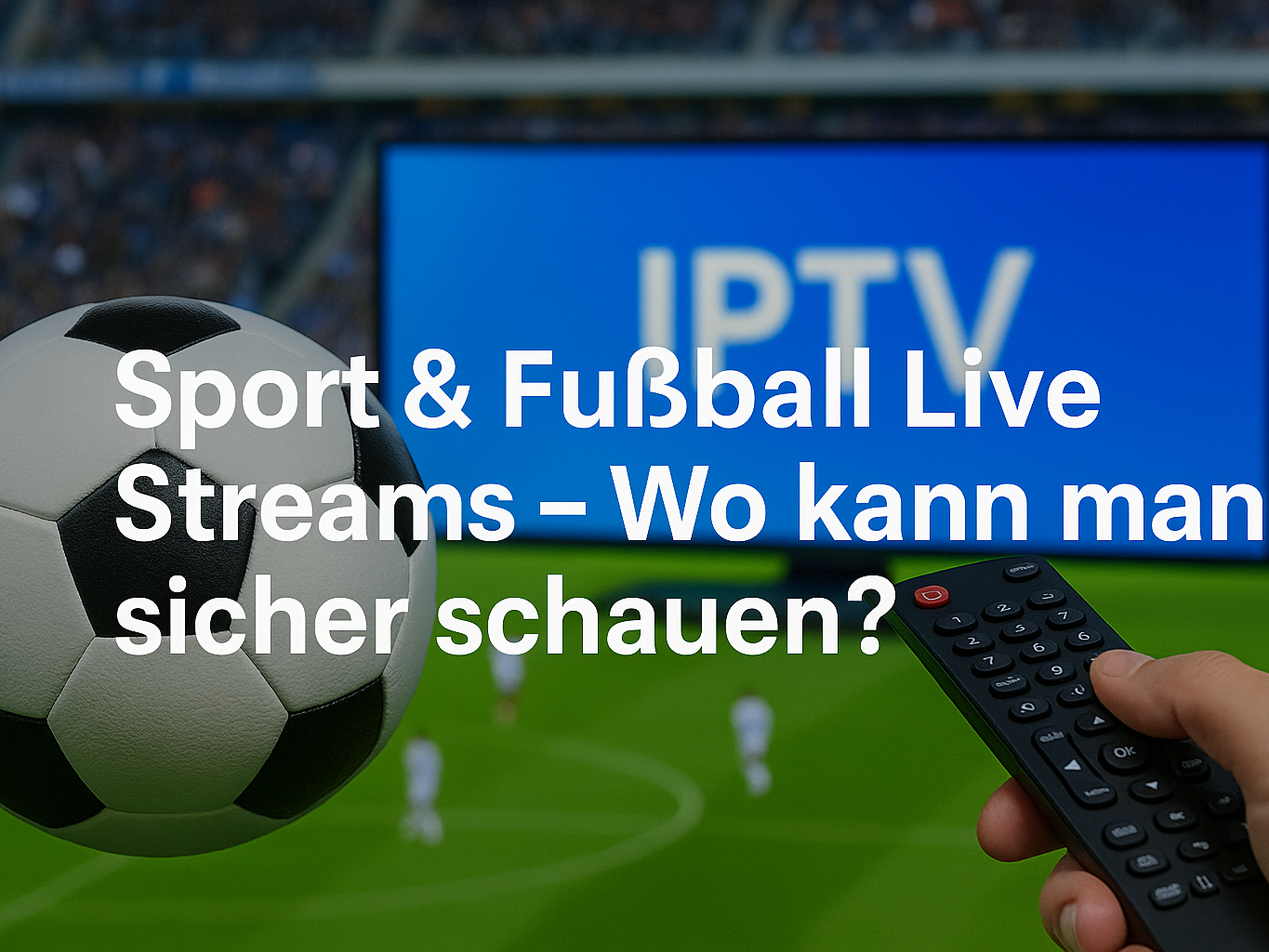 Fußball Live Streams – Wo kann man sicher schauen?